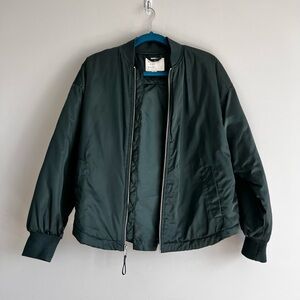 Dark Green Bomber Jacket